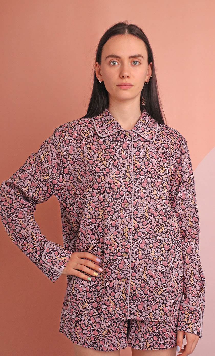 Camicia pigiama Joe mini flower