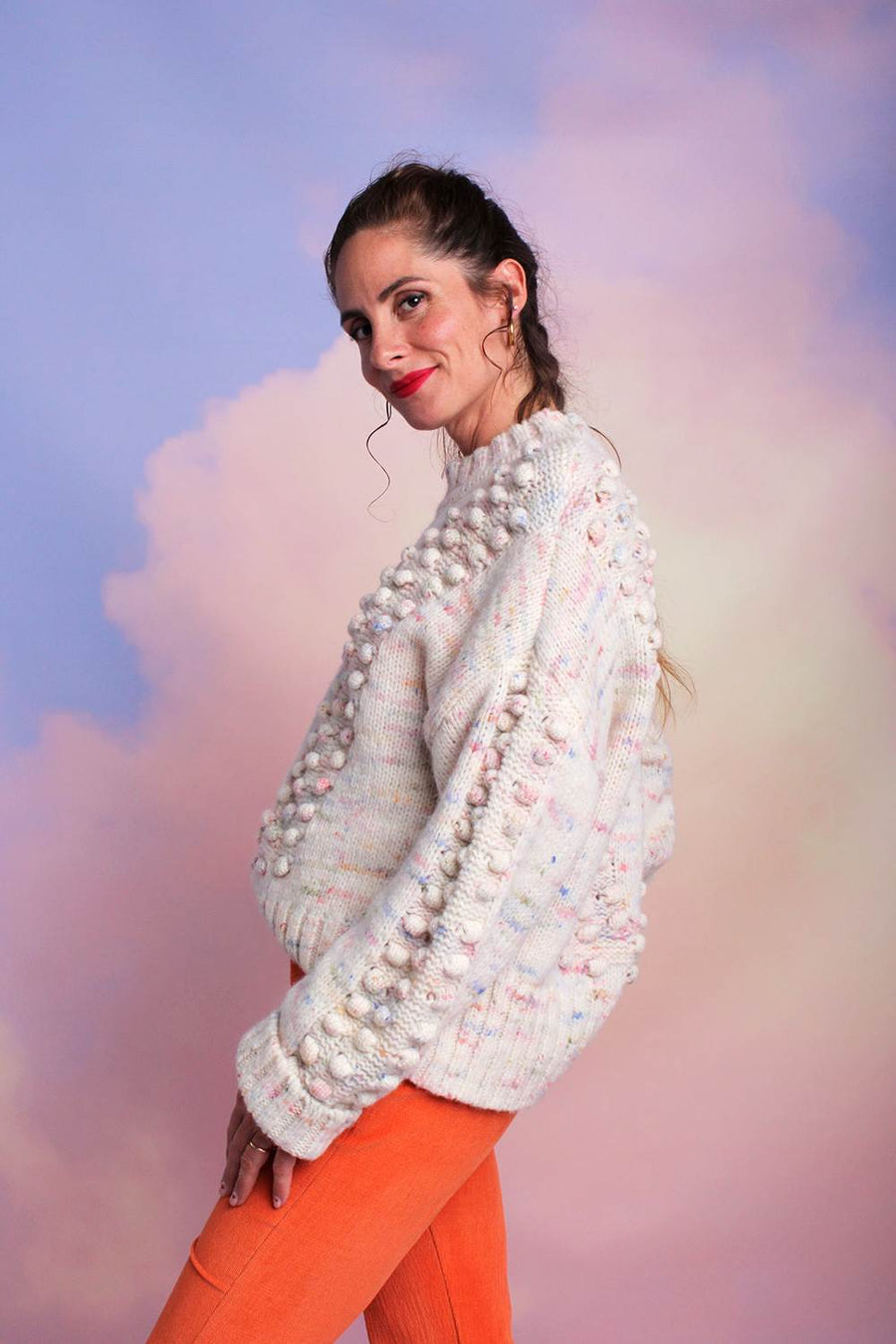 HAYLEY MENZIES-Maglione Fluffy Clouds-AW2300912JP