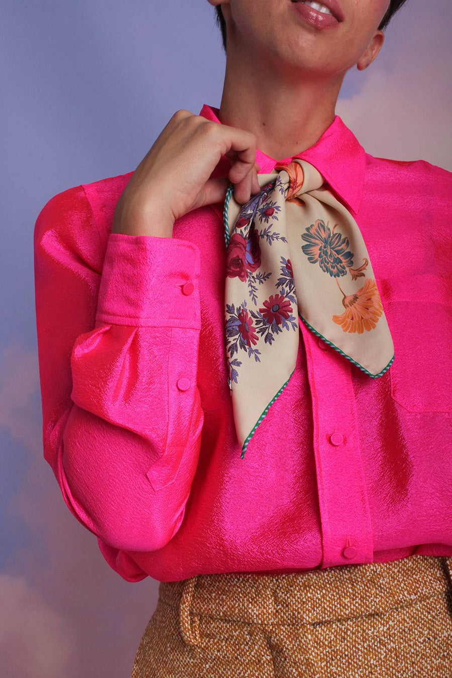 Camicia fucsia Timothy