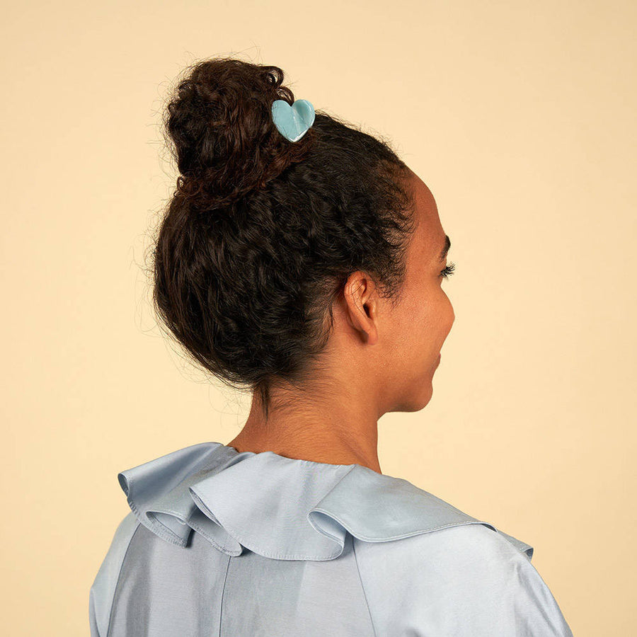 COUCOU SUZETTE-Mini mollettone Cuore azzurro-MINIPCOEUBLE