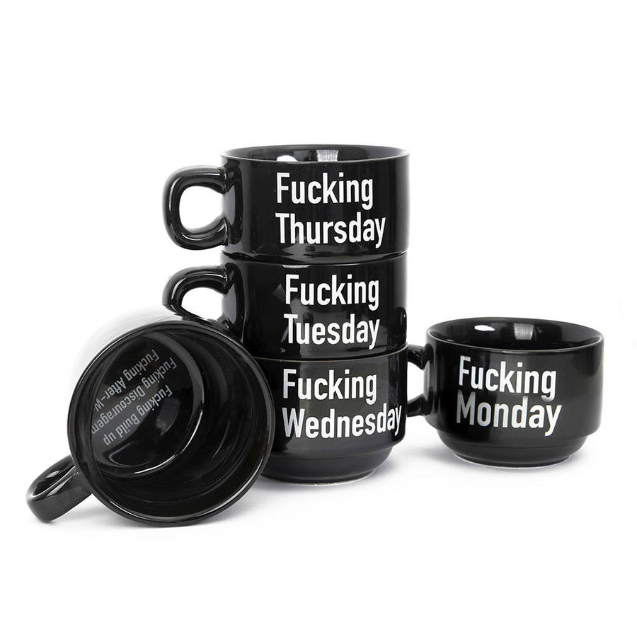 FISURA-Set 5 tazze Fucking Week-HM1195