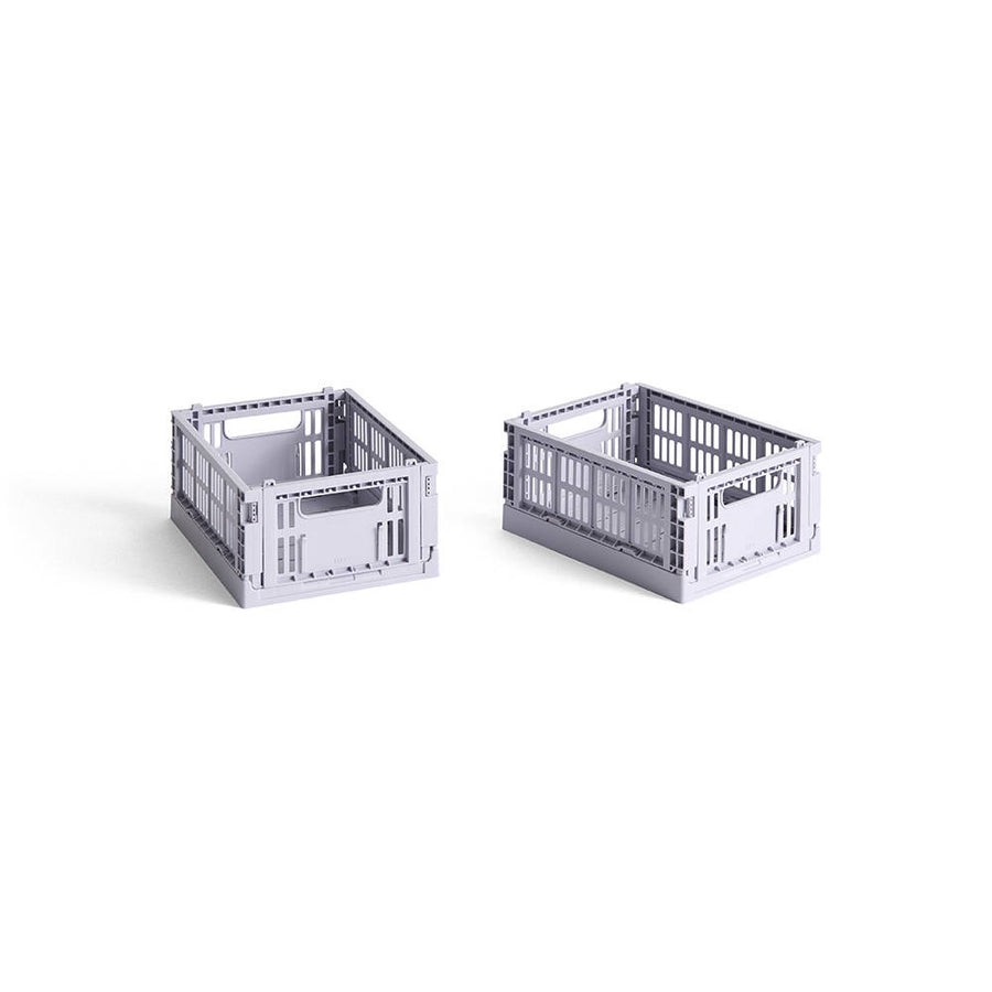 HAY-Set di 2 cassette HAY Colour Crate XS-5414XSSET