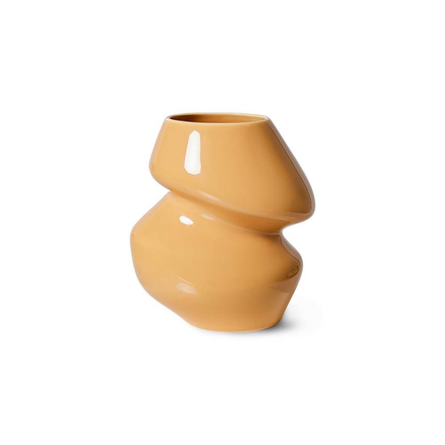 HK LIVING-Vaso in ceramica Cappuccino S-ACE7196