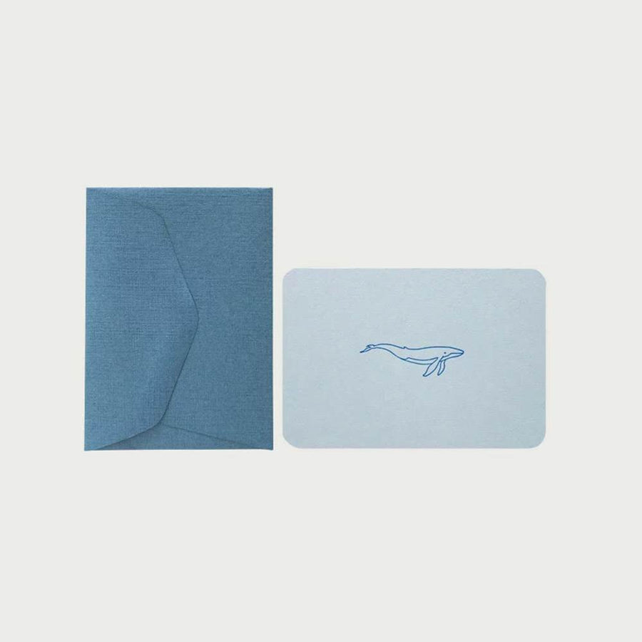 LE TYPOGRAPHE-Mini Biglietto Balena + Busta-BAGI00-10611