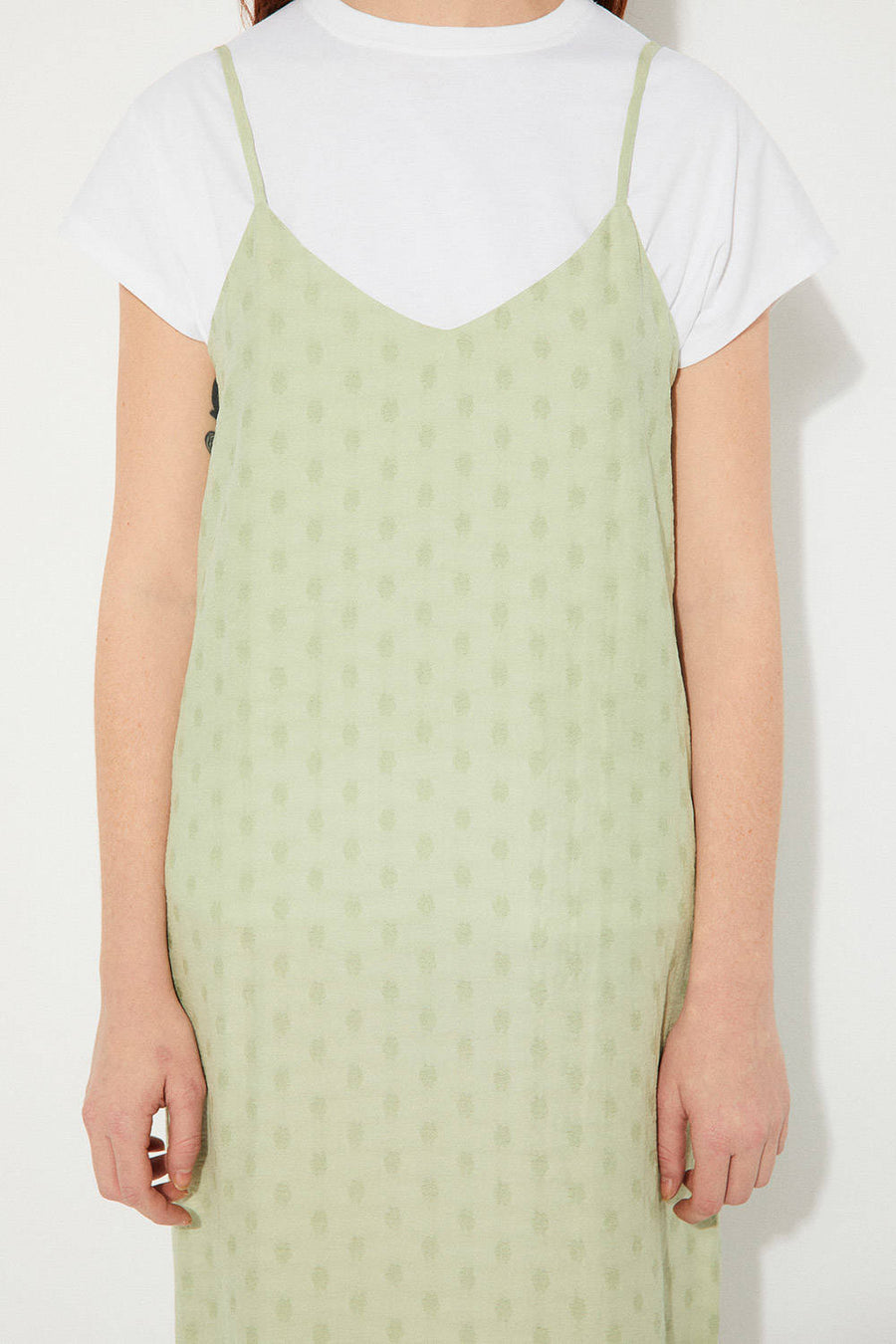 RITA ROW-Abito Freckle verde-2528FVE