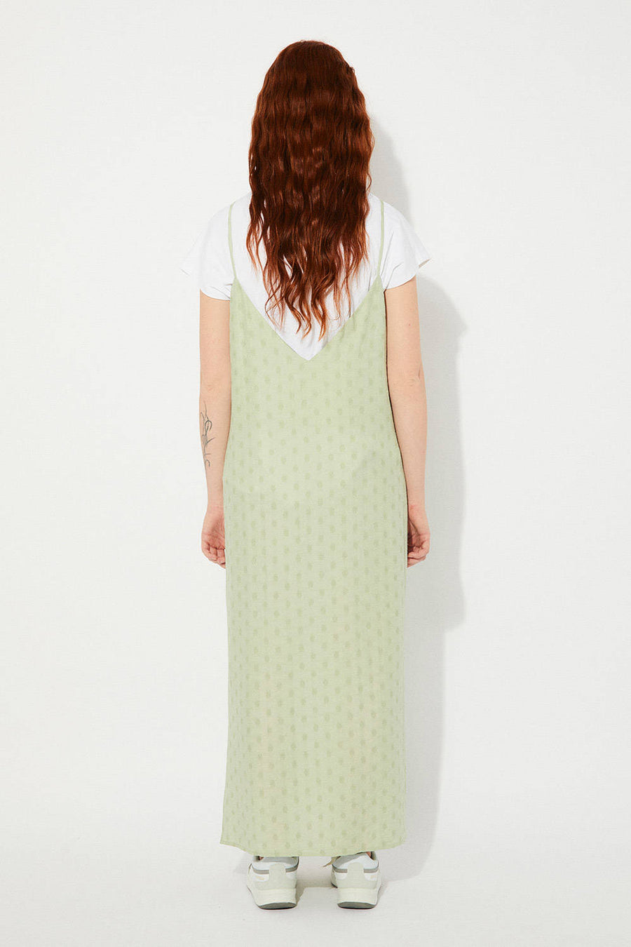 RITA ROW-Abito Freckle verde-2528FVE