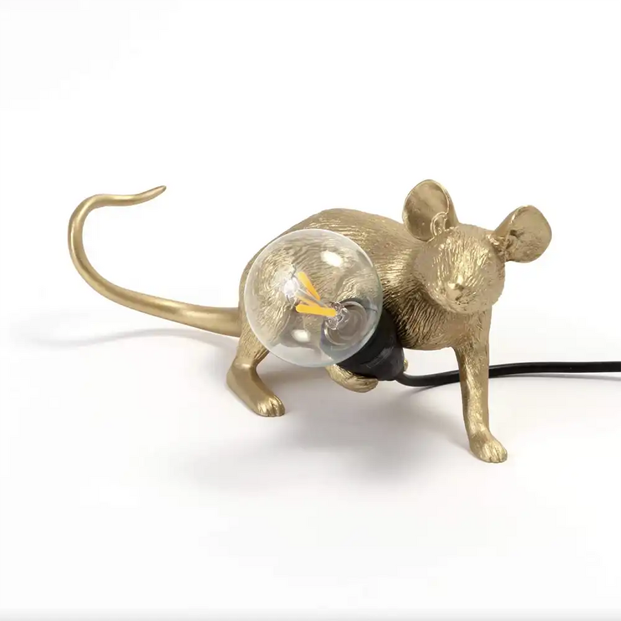 SELETTI-Lampada Mouse Lop Gold by MARCANTONIO-15232