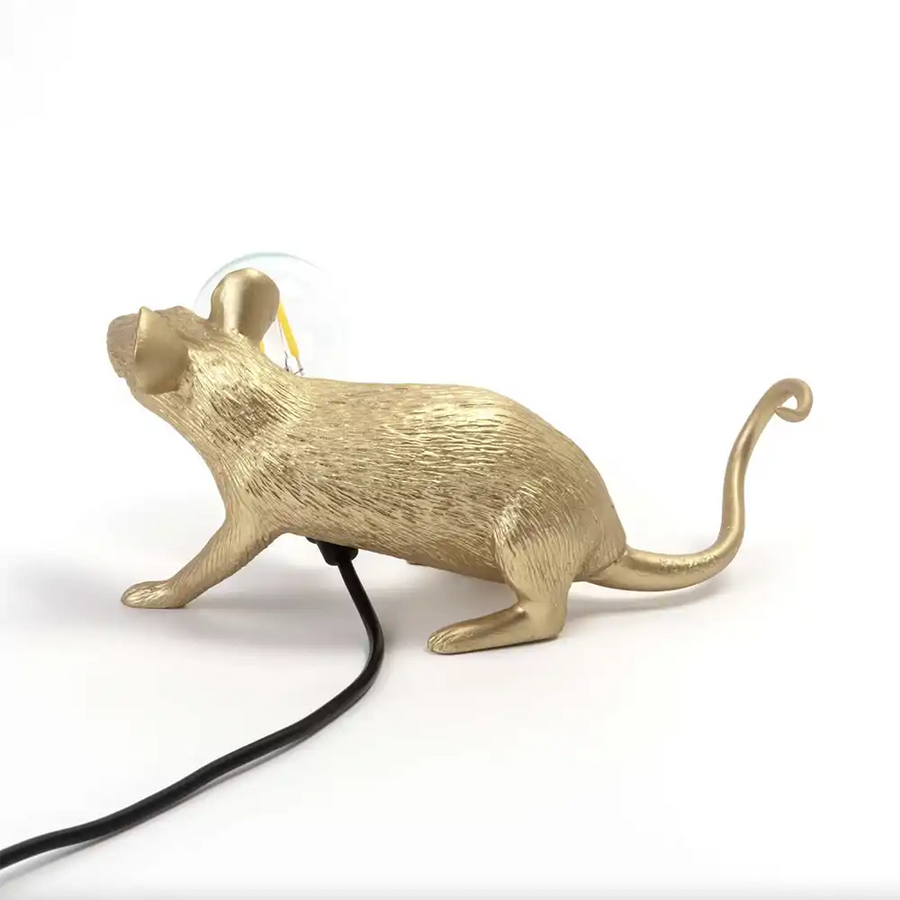 SELETTI-Lampada Mouse Lop Gold by MARCANTONIO-15232