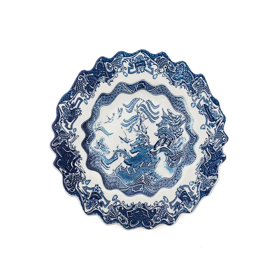 SELETTI-Piatto dessert Classics on Acid Willow Wave x Diesel-11232