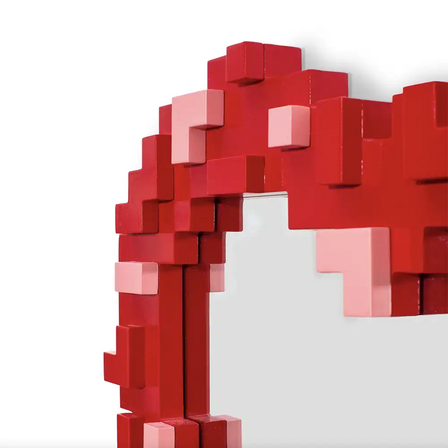 SELETTI-Specchio Pixel Mirror cuore-17055