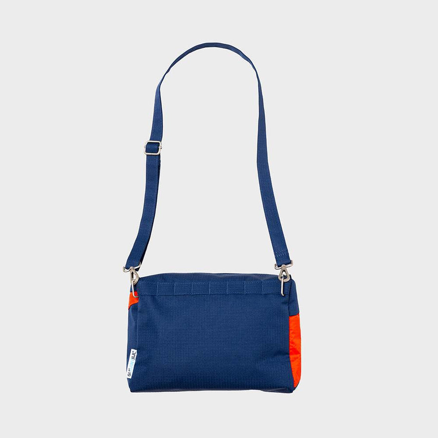 SUSAN BIJL-Bum Bag Medium Navy & Red Alert-BBAMPNAVREDM