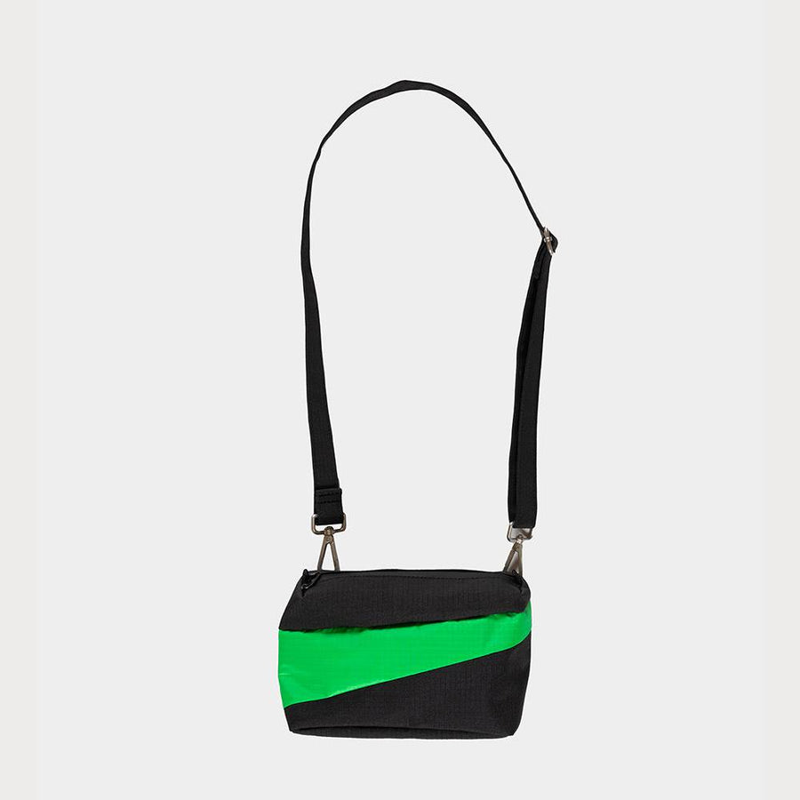 SUSAN BIJL-Bum Bag S Black & Greenscreen-TNBBSHIBLGRS