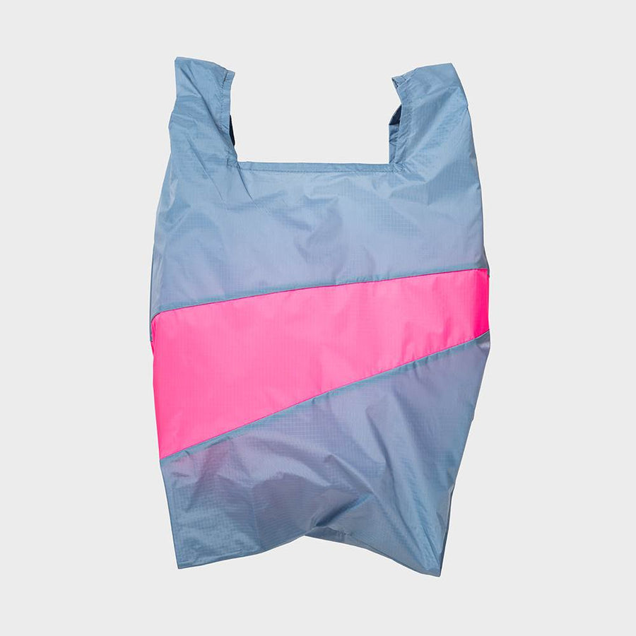 SUSAN BIJL-Shopping Bag Large Fuzz & Fluo Pink-SBAMPFUZFPIL