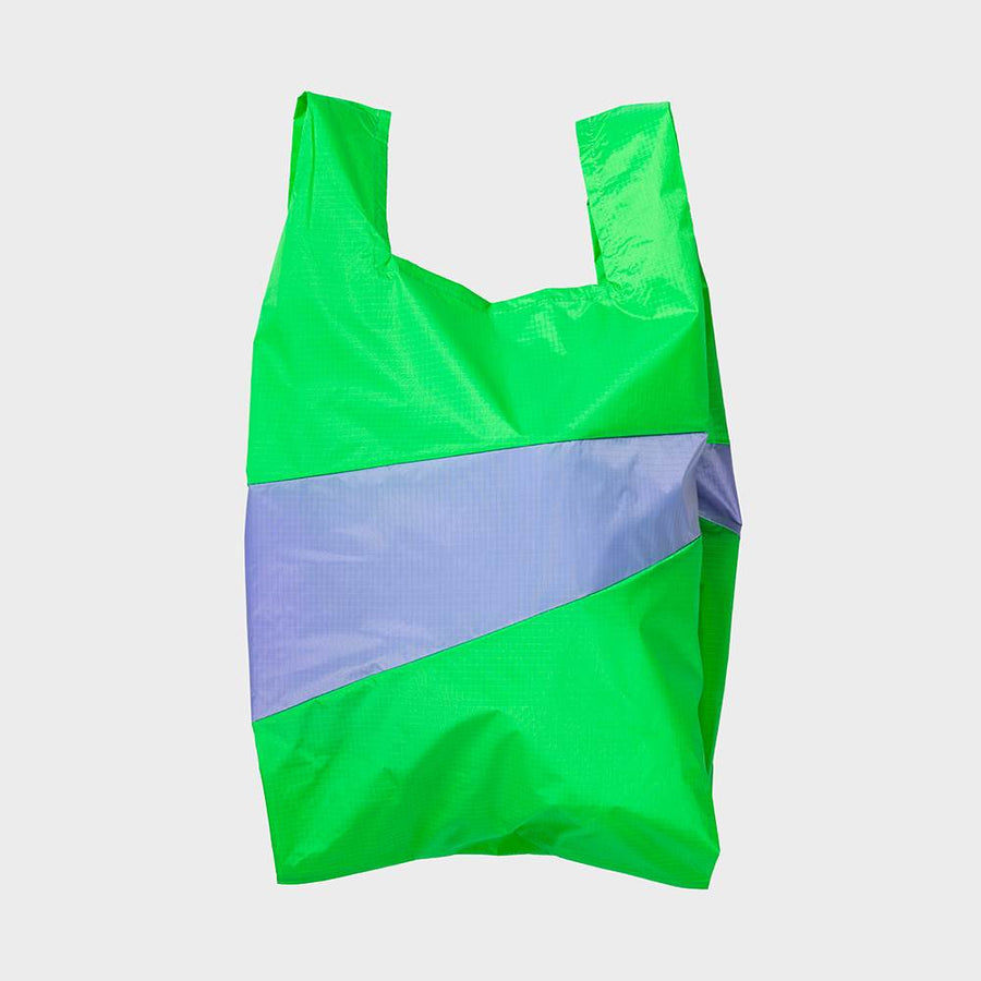 SUSAN BIJL-Shopping Bag Large Greenscreen & Treble-SBAMPGRETREL