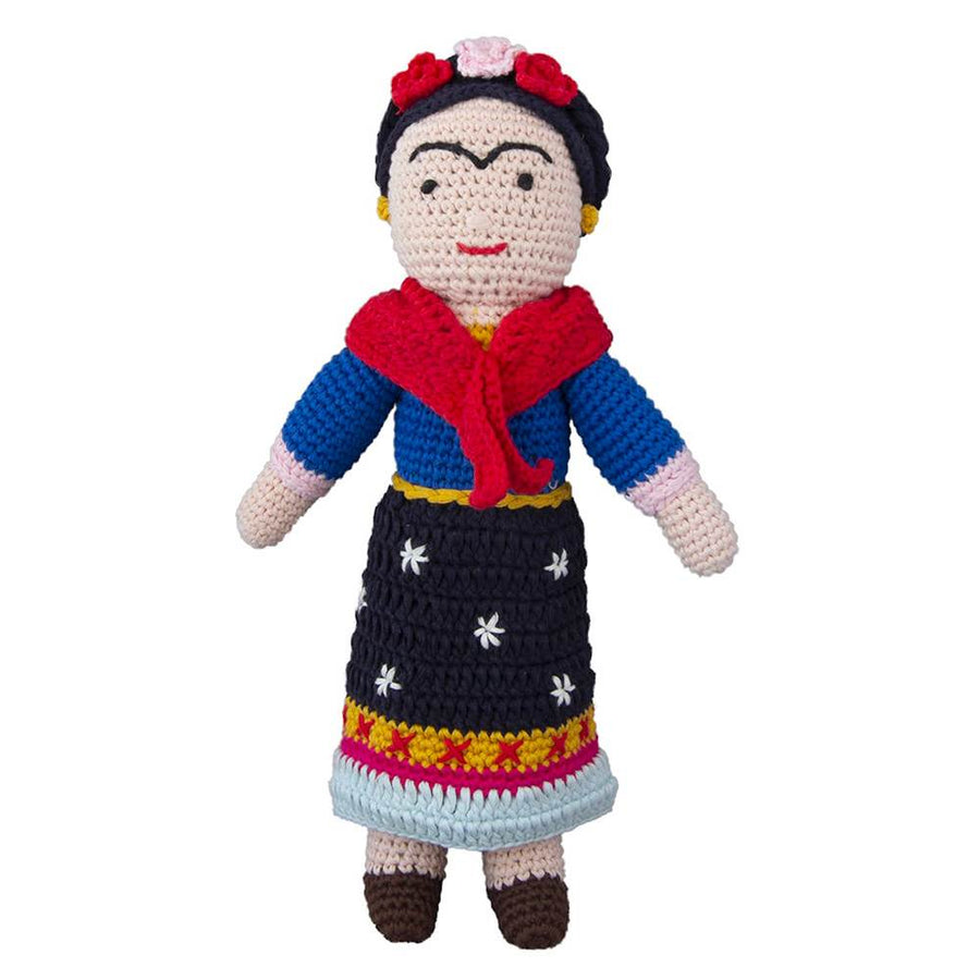 Bambola crochet Frida Kahlo