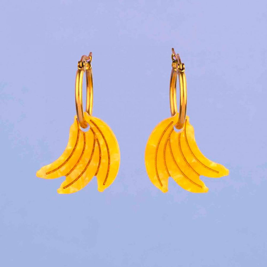 COUCOU SUZETTE-Orecchini Banana-BOBANANES