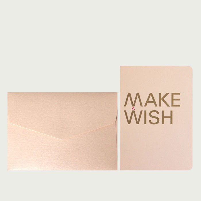 LE TYPOGRAPHE-Biglietto Make a Wish + Busta-857.01