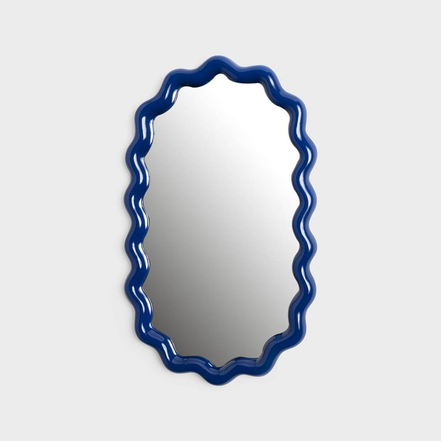 Specchio Zig Zag blu