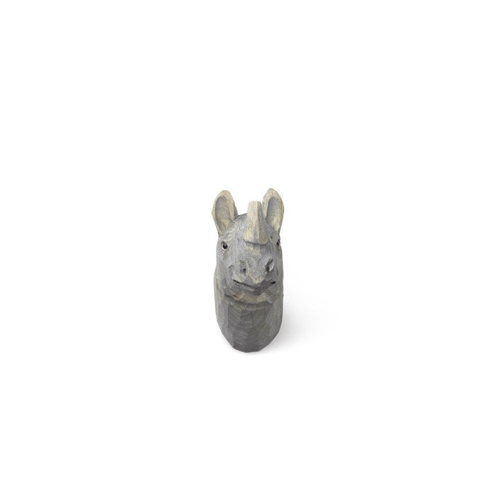FERM LIVING-Appendino Rinoceronte in legno-100082