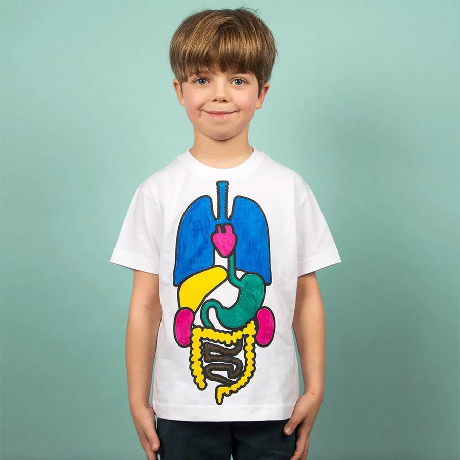 T-shirt colora i tuoi organi 8A