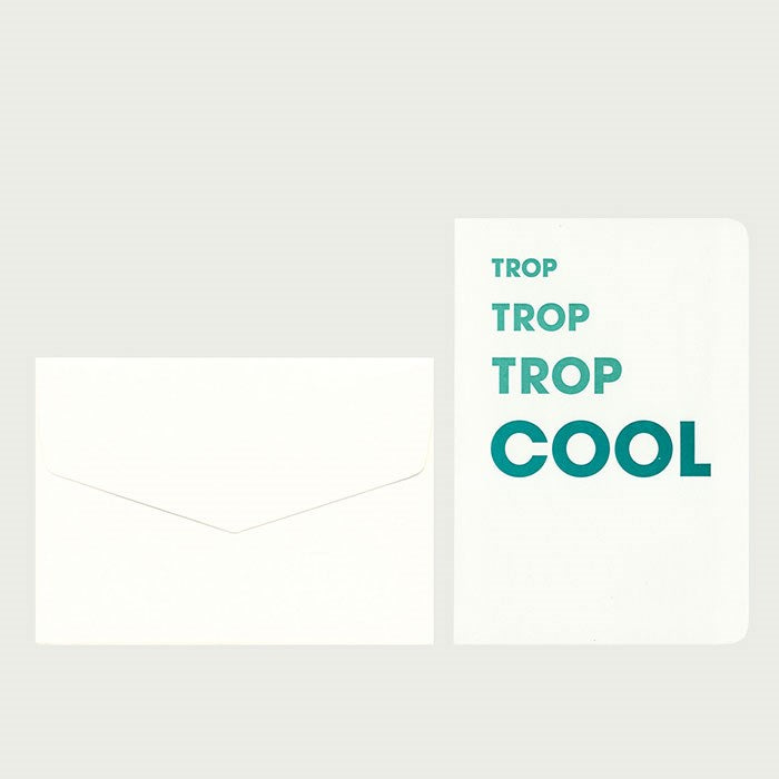 LE TYPOGRAPHE-Biglietto Trop Trop Trop Cool + Busta-842.01